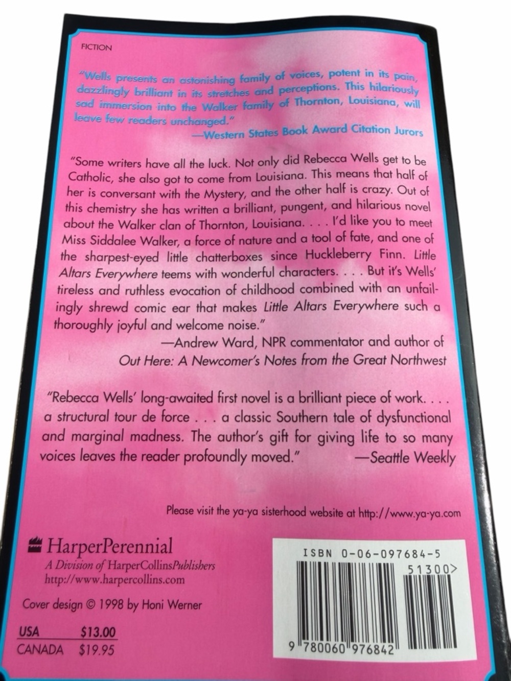 Book Softcover Vintage 1992 Copy of Little Altars Everywhere by Rebecca Wells - Picture 2 of 9